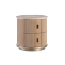 Rhythm Round Nightstand - Light by Caracole
