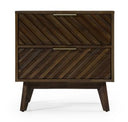 Daisy Mid-Century Dark Acacia Mirror