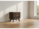 Daisy Mid-Century Dark Acacia Nightstand