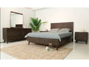 Daisy Mid-Century Dark Acacia Bed