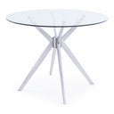 Dallas - Modern Brushed Stainless Steel Dining Table