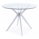 Dallas - Modern Brushed Stainless Steel Dining Table