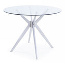 Dallas - Modern Brushed Stainless Steel Dining Table