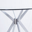 Dallas - Modern Brushed Stainless Steel Dining Table