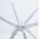 Dallas - Modern Brushed Stainless Steel Dining Table