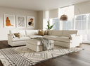 Danica - Modern Beige Sectional Sofa
