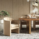 Danube Modern Fabric Dining Chair