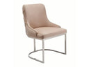Tyler - Modern Grey + Gold Dining Chair
