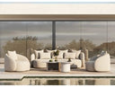 Tabarca - Outdoor Beige Fabric 4 Seat Sofa