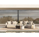 Tabarca - Outdoor Beige Fabric 4 Seat Sofa + 2 Chairs