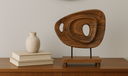 Saddler Sculpture Natural Acacia