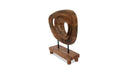 Saddler Sculpture Natural Acacia