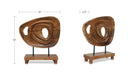 Saddler Sculpture Natural Acacia