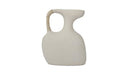 Vila 13In Sculptural Vessel Cream White