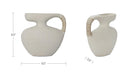 Vila 9.5In Sculptural Vessel Cream White