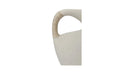 Vila 9.5In Sculptural Vessel Cream White