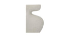 Vila 9.5In Sculptural Vessel Cream White