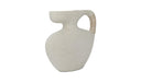 Vila 9.5In Sculptural Vessel Cream White