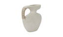 Vila 9.5In Sculptural Vessel Cream White