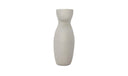 Vila 9.5In Sculptural Vessel Cream White