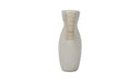 Vila 9.5In Sculptural Vessel Cream White