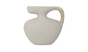 Vila 9.5In Sculptural Vessel Cream White