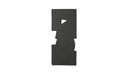 Teo Wall Sculpture Charcoal