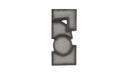 Teo Wall Sculpture Charcoal