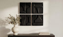 Alva Wall Sculpture-Set Of 4