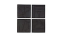 Alva Wall Sculpture-Set Of 4