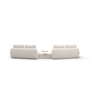 Overlap Sectional - 3-Piece Bumper - Crème Travertine by Caracole, view 4