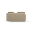 Sasso Raf Loveseat - Oatmeal by Caracole, view 4