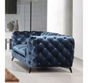 Delilah Modern Brown Fabric Chair
