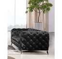 Delilah Modern Grey Fabric Sofa Set