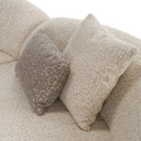 Delvan - Contemporary Beige Fabric Right Facing Chaise Sectional Sofa