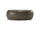 Denny - Modern Beige Fiberform Large Oval Coffee Table