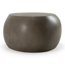 Denny - Modern Grey Concrete Oval Coffee Table