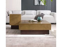 Zachary - Modern Metal & Antique Copper Coffee Table