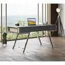 Natalia - Modern Dark Grey Leather Sofa