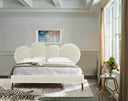 Destiny - Contemporary White Sherpa Bubble Bed