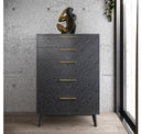 Diana - Modern Grey Ash Mirror