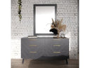 Diana - Modern Grey Ash Dresser