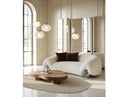 Fortune - Contemporary White Fabric Sofa