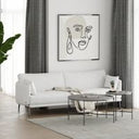 Hobart - Modern Black Ceramic End Table