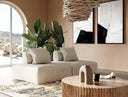 Mondo - Modern Modular Beige Fabric Sectional Sofa