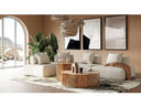 Mondo - Modern Modular Beige Fabric Sectional Sofa