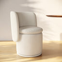 Divani Casa Norris - Modern Fabric Swivel Dining Chair
