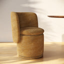Divani Casa Norris - Modern Fabric Swivel Dining Chair