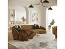 Norris - Modern Mustard Fabric Sofa