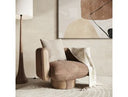 Raywood - Modern Multicolored Boucle Fabric + Ash Accent Chair